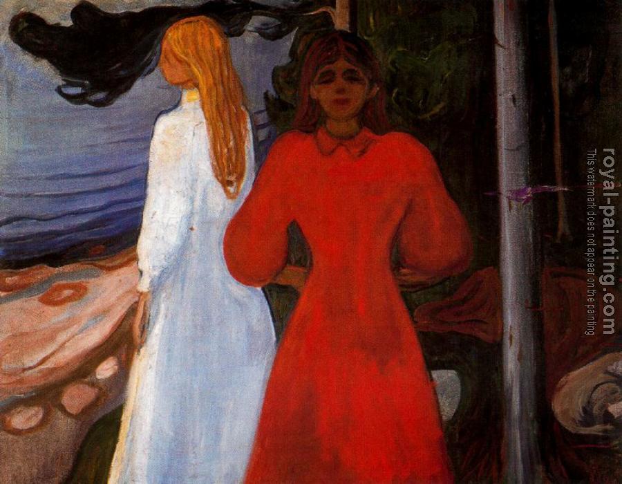 Edvard Munch : Red and White